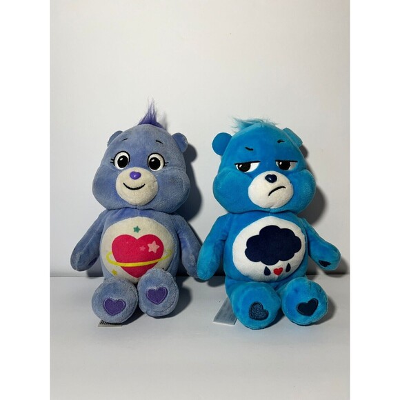 Care Bears Daydream Bear Exclusive 2022 & Grumpy Bear 2020 Stuffed Animal - Picture 1 of 10